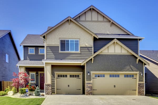 Repainted Austin home exterior with fresh trim and stucco