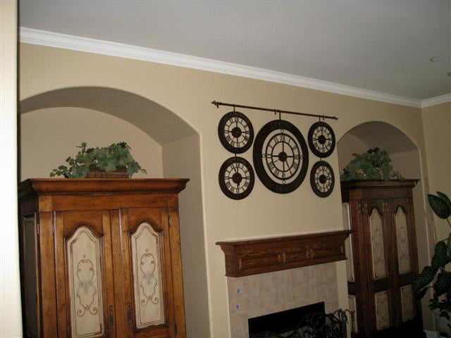 Living room in Austin after painting